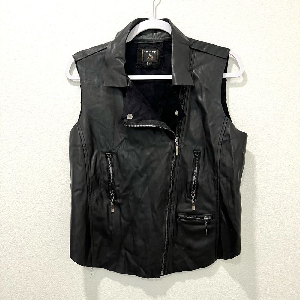 Frye Women's Black Leather Vest
